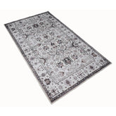 Bibb Home Washable Flannel Printed Accent Rug With Latex Back 1-2-Pack 20x30